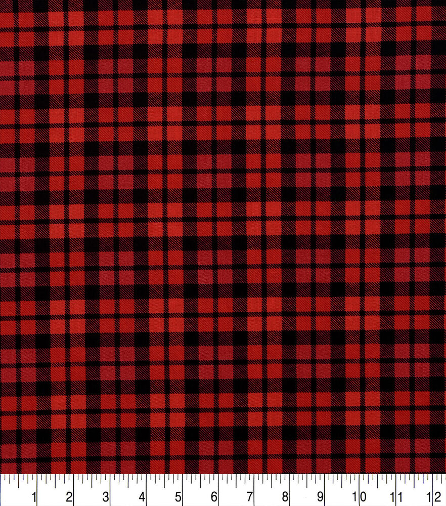 Classic Red Plaid Bow Tie