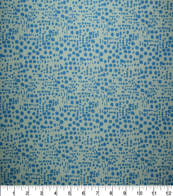 Funky Blue Dots Over the Collar Bandana