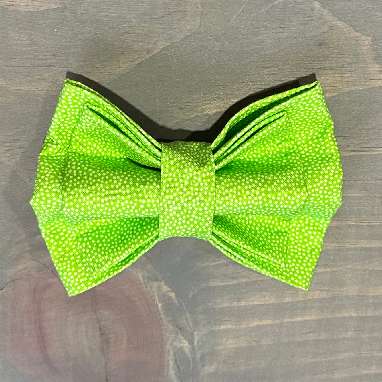 Speckled Lime Bow Tie