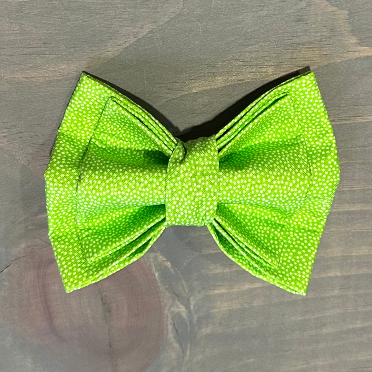Speckled Lime Bow Tie