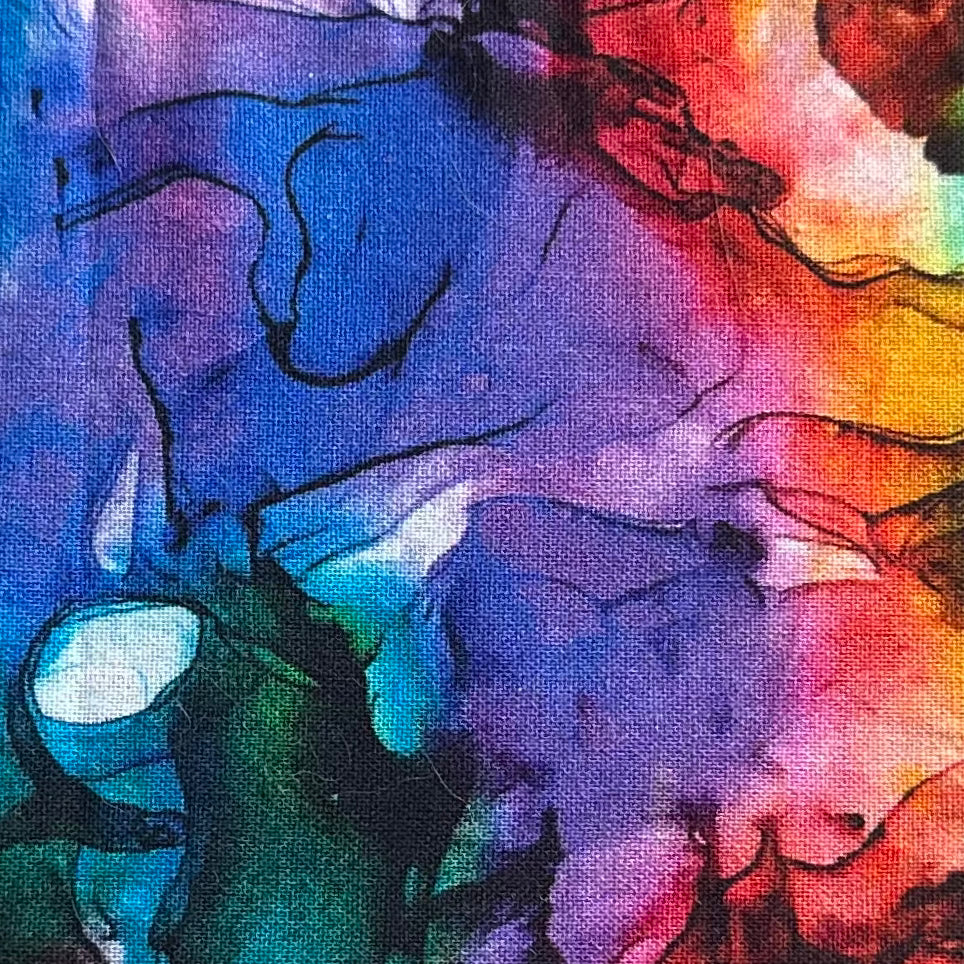 Rainbow Slick Over the Collar Bandana