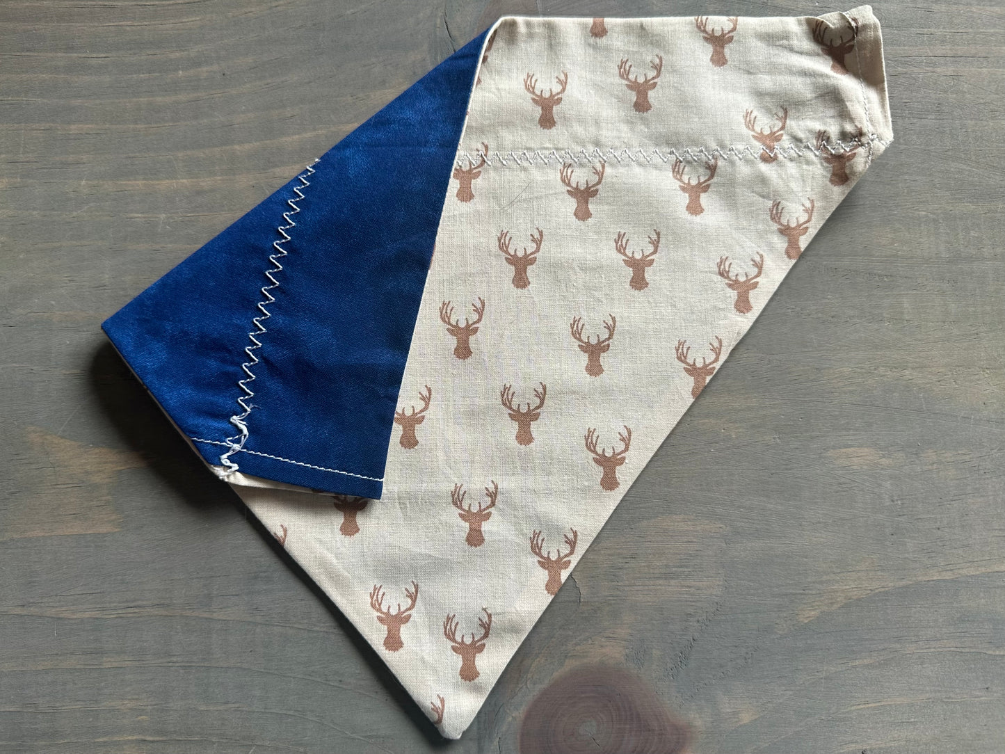 Bucks and Blue Over the Collar Bandana