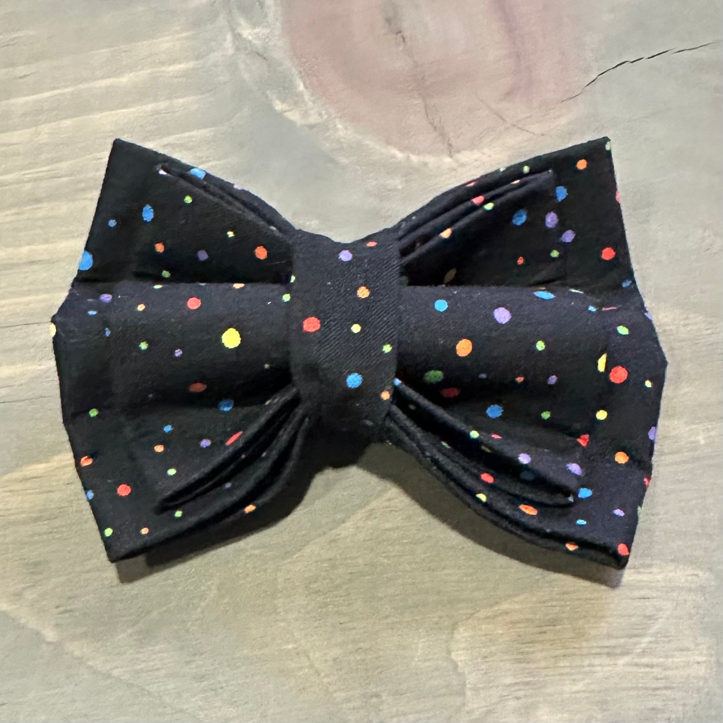 Rainbow Dots Bow Tie