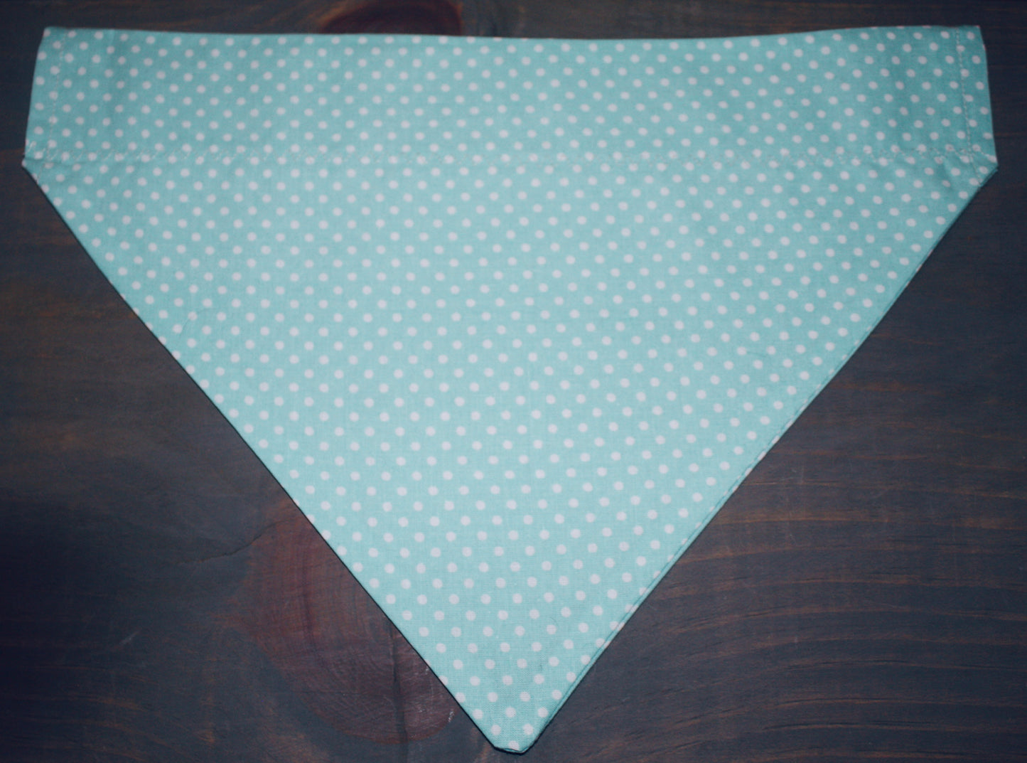 Aqua Dots Over the Collar Bandana