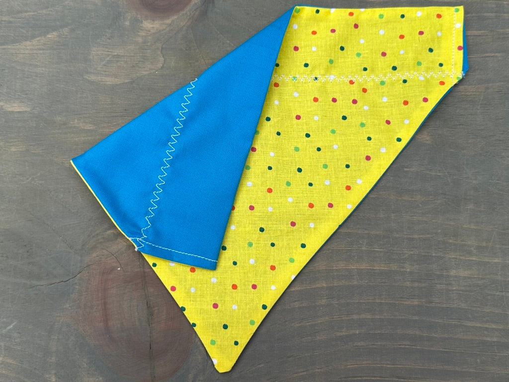 Bright Dots Over the Collar Bandana