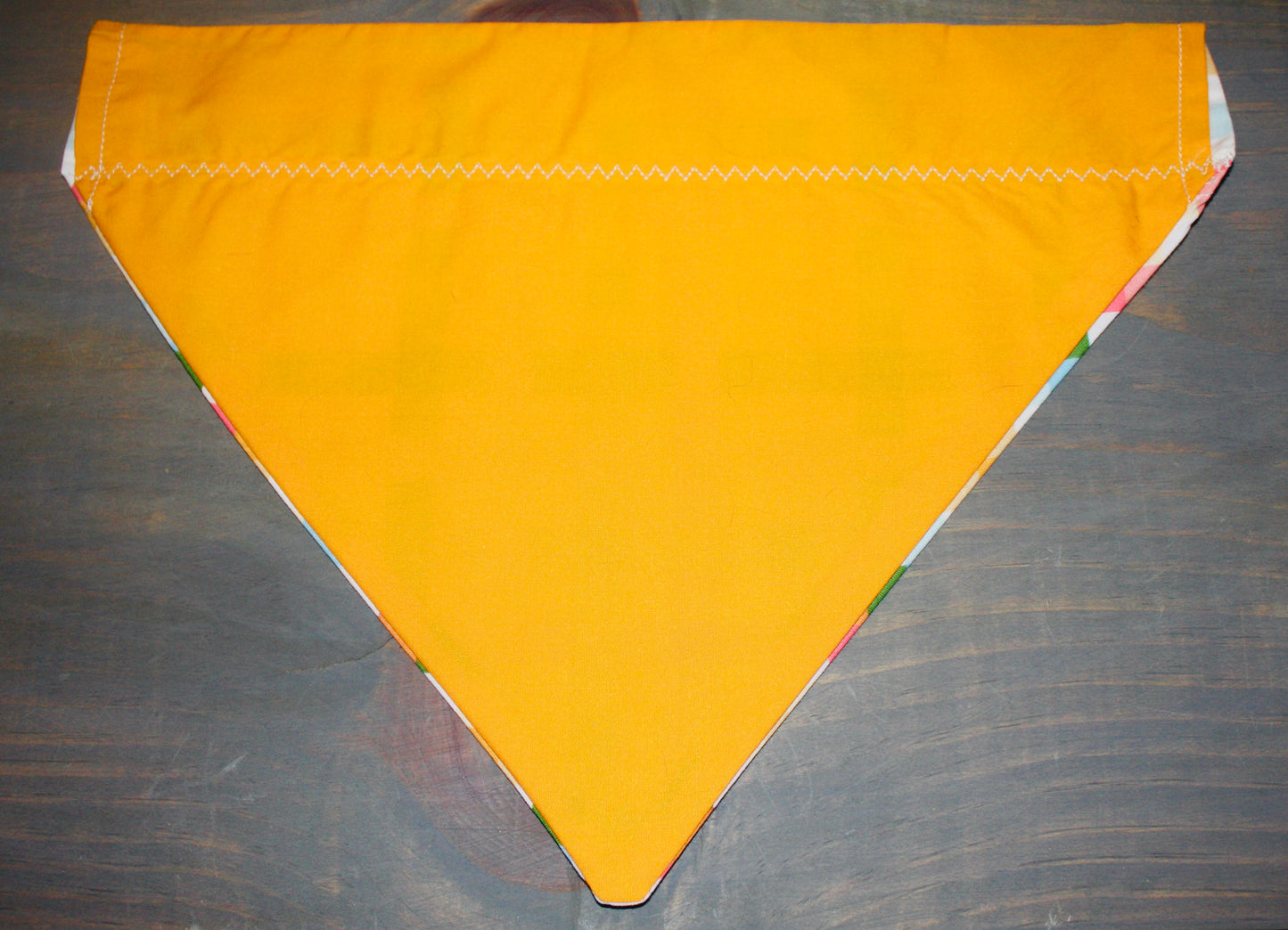 Bright Plaid Over the Collar Bandana
