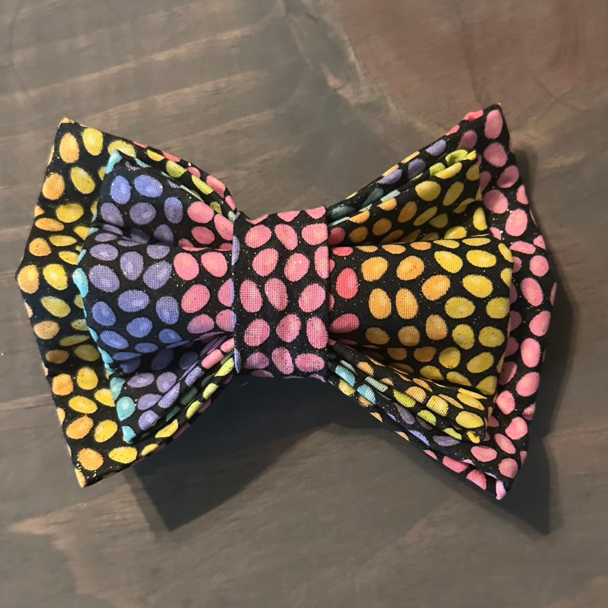 Easter Egg Rainbow Bow Tie