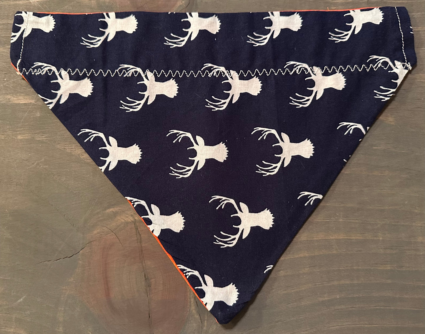 Bucks and Orange Over the Collar Bandana