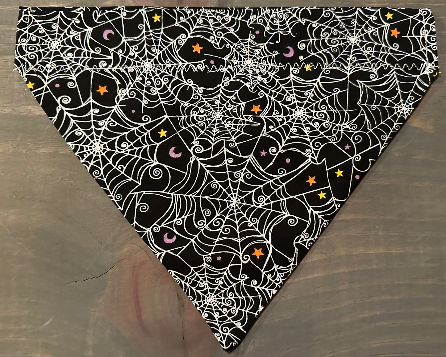Walking into Spiderwebs Over the Collar Bandana