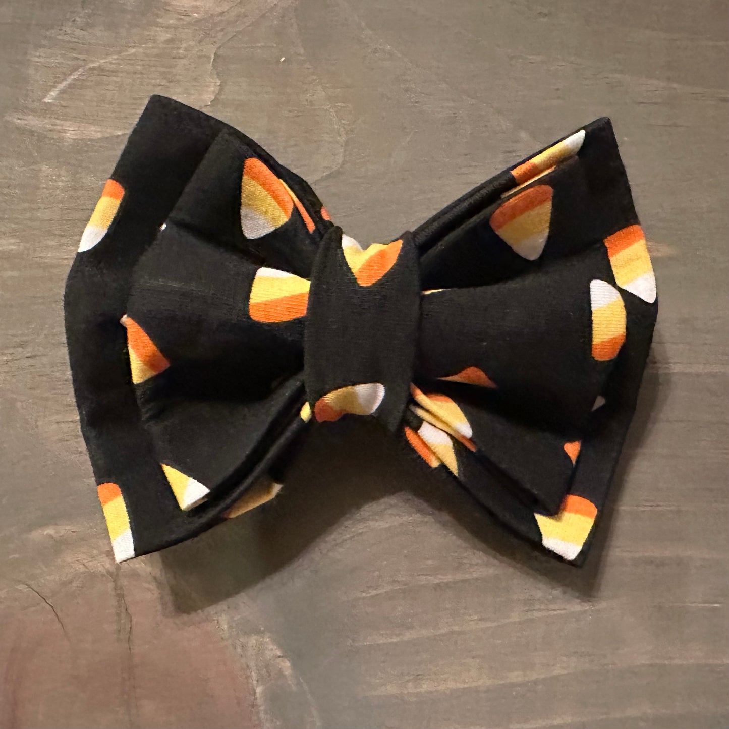 Candy Corn Stretch Bow Tie