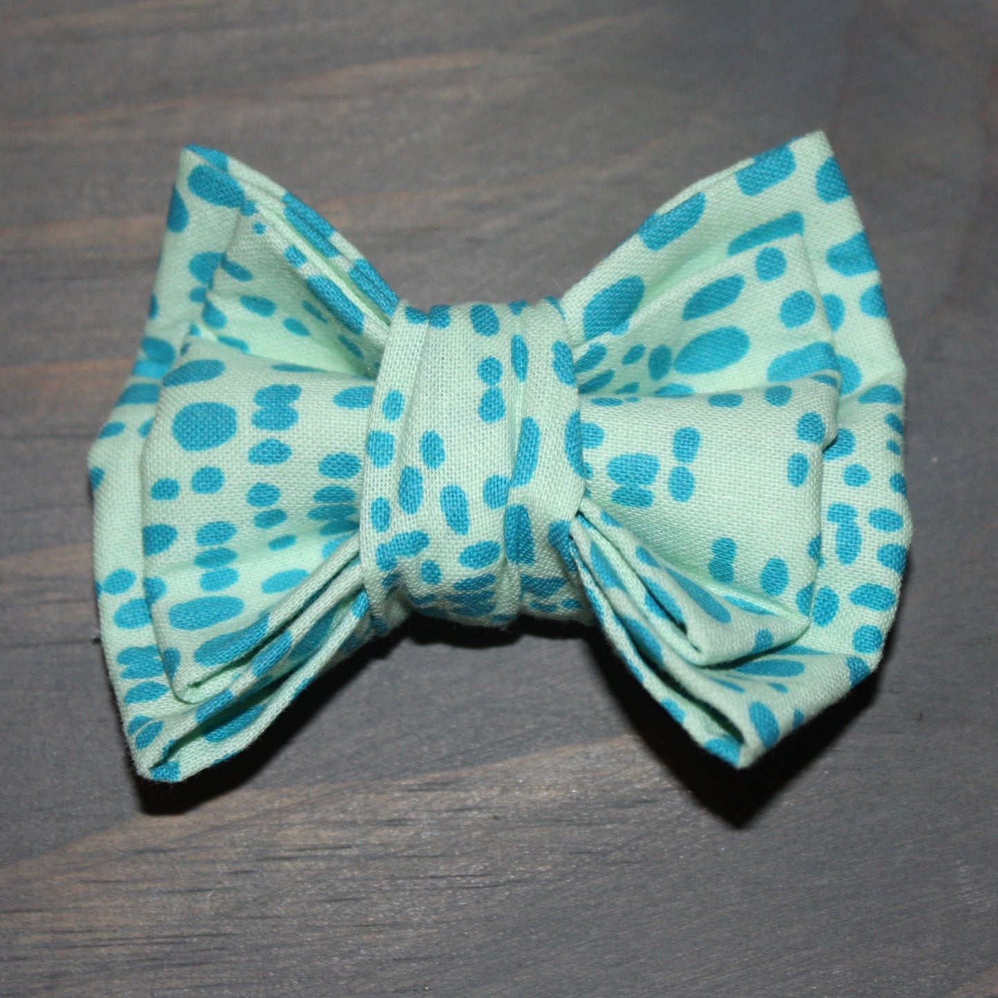 Funky Blue Dots Bow Tie