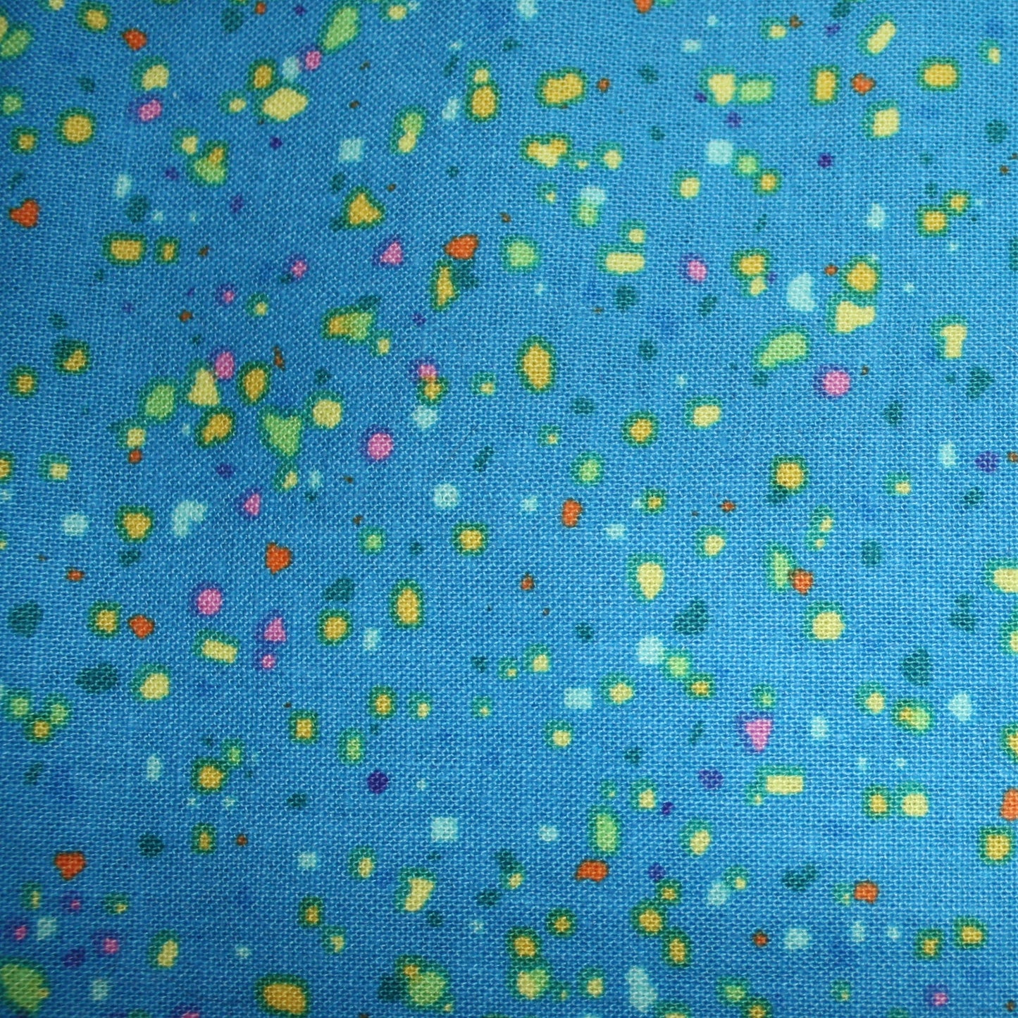 Vibrant Blue Confetti Bow Tie