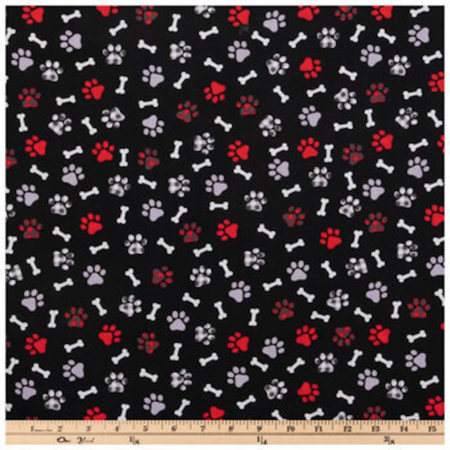 Bones and Gingham Paws Bow Tie