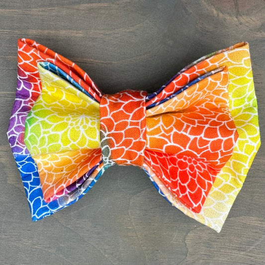 Mosaic Petals Bow Tie