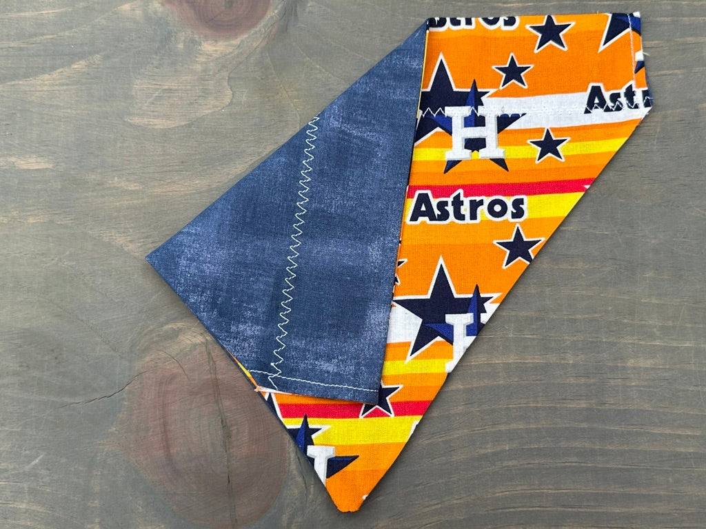 Houston Astros Stripes Over the Collar Bandana