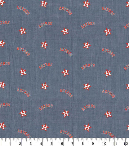 Houston Astros Chambray Bow Tie