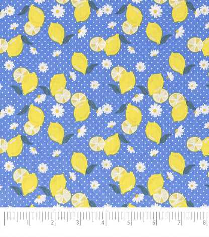 Lemons and Dots Bow Tie