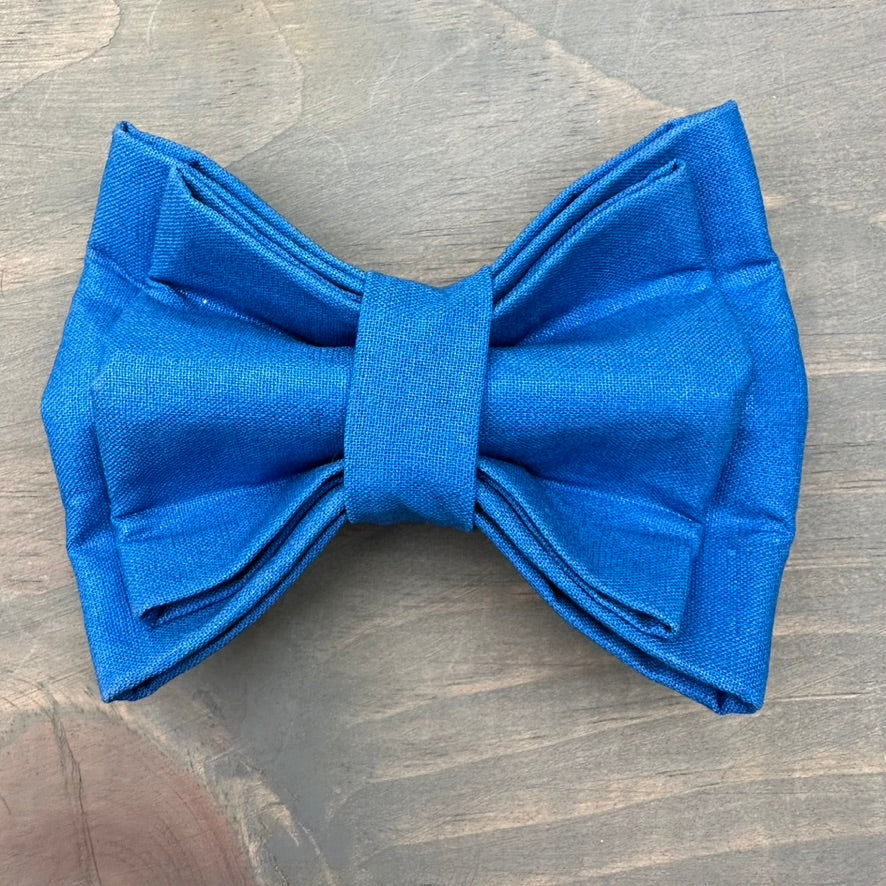 Sparkling Sapphire Bow Tie