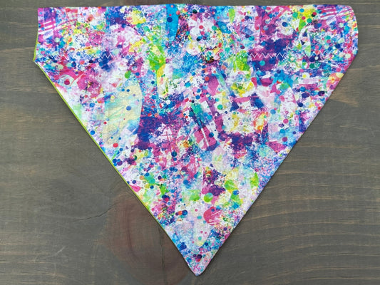 Pretty Graffiti Over the Collar Bandana