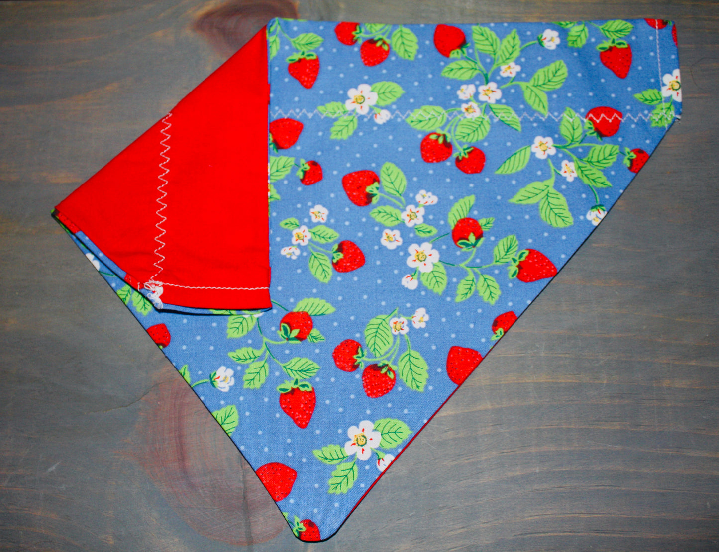 Strawberry Fields Over the Collar Bandana