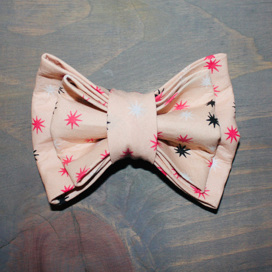 Pink Boom Bow Tie