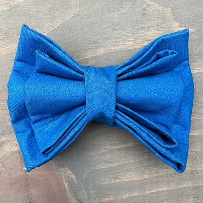 Sparkling Sapphire Bow Tie