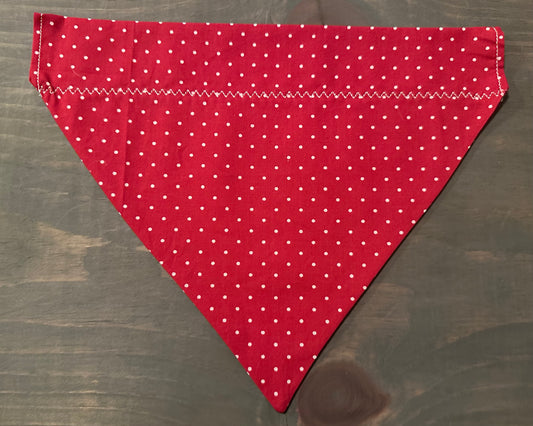 Love a Polka Bow Over the Collar Bandana