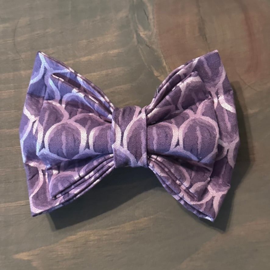 Purple Mermaid Tail Bow Tie