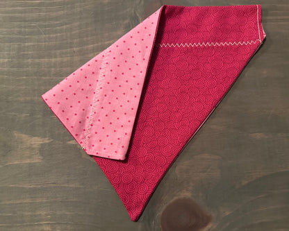 Sweet Swirls and Dots Over the Collar Bandana