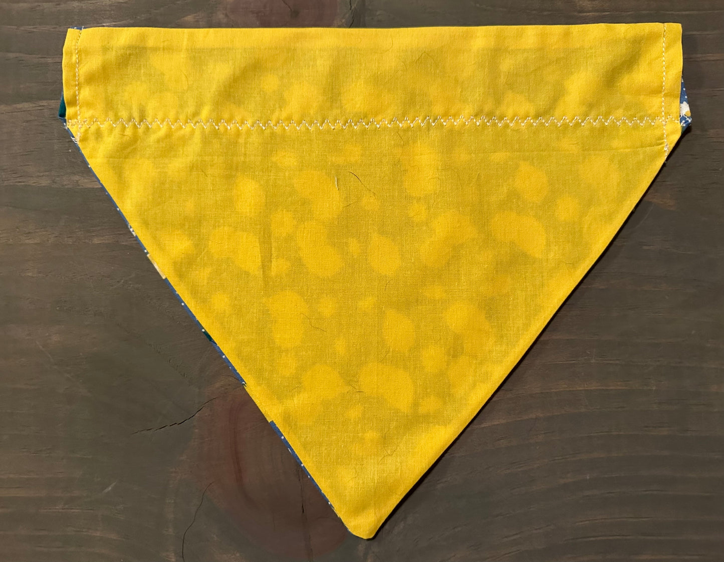 Lemons and Dots Over the Collar Bandana