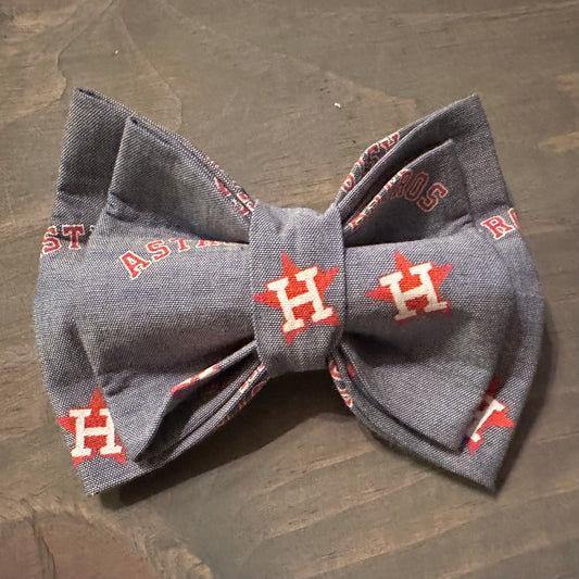 Houston Astros Chambray Bow Tie