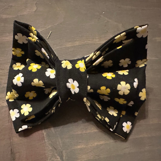 Golden Blooms Bow Tie