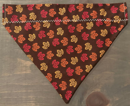 Falling Leaves Over the Collar Bandana