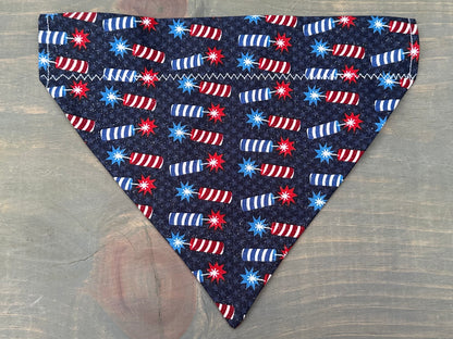 Freedom Firecracker Over the Collar Bandana