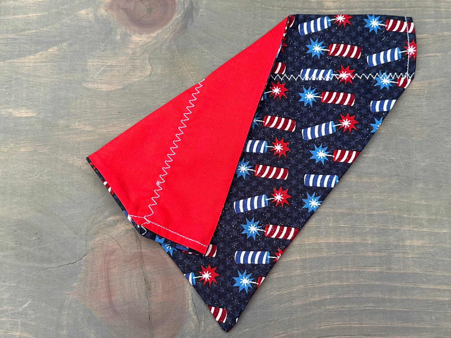 Freedom Firecracker Over the Collar Bandana