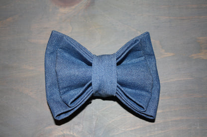 Blue Jean Baby Bow Tie