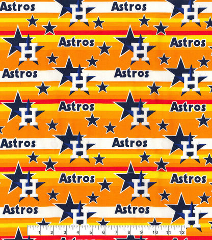 Houston Astros Stripes Over the Collar Bandana