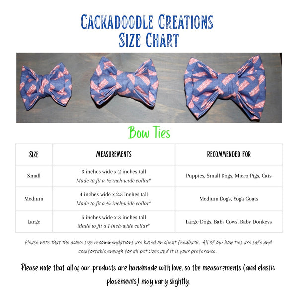 Blue Americana Bow Tie