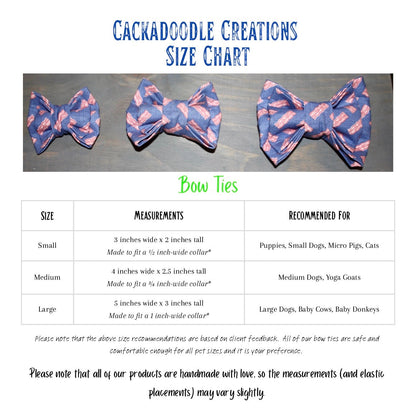 Kaleidoscopic Chevron Bow Tie