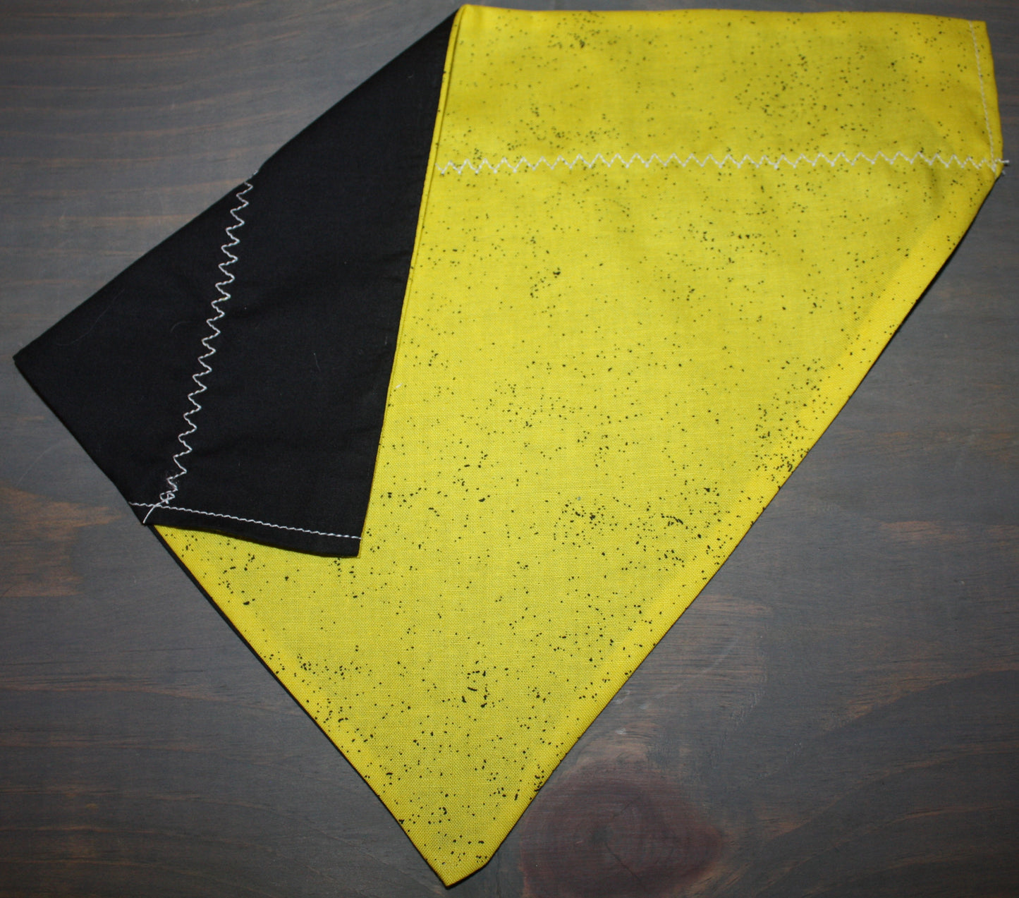 Speckled Yellow Over the Collar Bandana