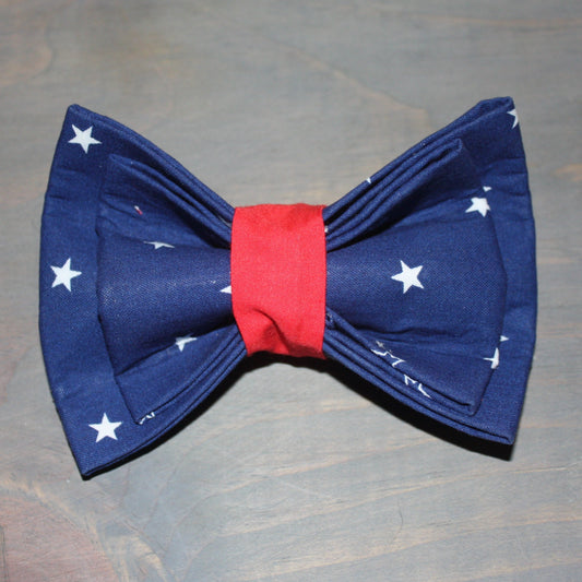 Blue Americana Bow Tie