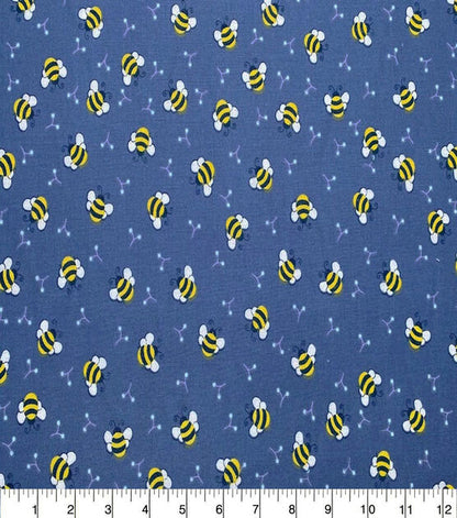 Bright Bees Over the Collar Bandana